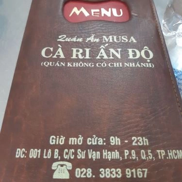 Tất cả hình- Quán Ăn Musa - Cà Ri Dê Ấn Độ - Sư Vạn Hạnh
