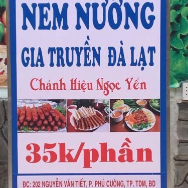 Thực đơn- Quán Ăn Ngọc Yến - Nem Nướng Gia Truyền Đà Lạt