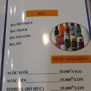 Thực đơn- Nhà Hàng Đùi Cừu Nướng - Xa Lộ Hà Nội