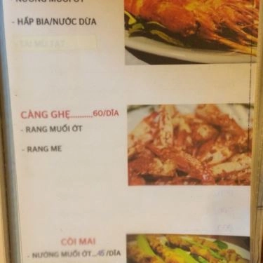 Thực đơn- Quán Ăn Ốc Những Người Bạn
