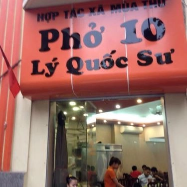 Tổng hợp- Nhà Hàng Phở 10 Lý Quốc Sư