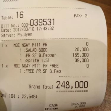 Tổng hợp- Nhà Hàng Pizza Hut - Nguyễn Thái Học
