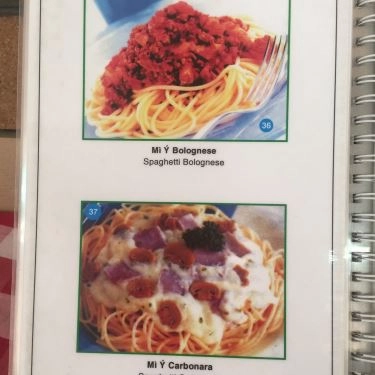 Thực đơn- Quán Ăn Pizza Roma - Cách Mạng Tháng 8