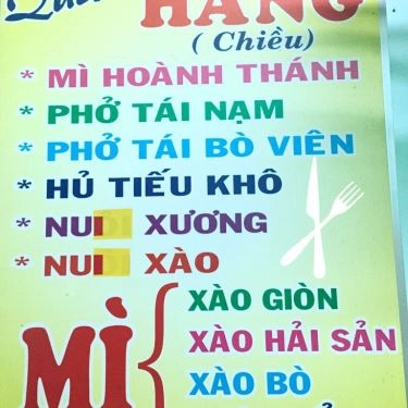 Thực đơn- Quán Ăn Quán Hằng 99 - Chuyên Các Món Cơm