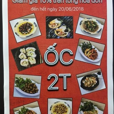 Thực đơn- Quán Ăn Ốc 2T - Hoa Hồng