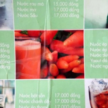 Thực đơn- Quán Ăn Quỳnh - Bún Cá Rô