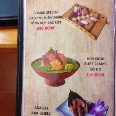 Thực đơn- Quán Ăn Sushi Nobita