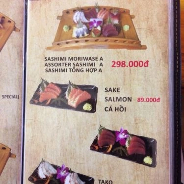 Thực đơn- Quán Ăn Sushi Nobita