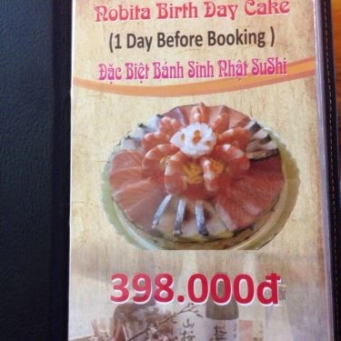 Thực đơn- Quán Ăn Sushi Nobita