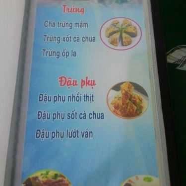 Thực đơn- Quán Ăn Thành Na - Cơm Tấm Sài Gòn