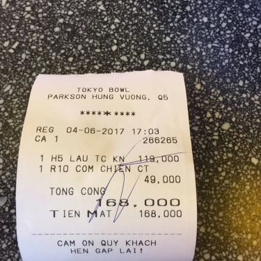 Tổng hợp- Quán Ăn Tokyo Bowl Food Court - Parkson Hùng Vương