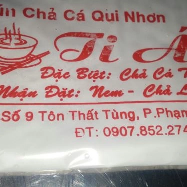 Thực đơn- Quán Ăn Ty Ái - Bún Chả Cá Quy Nhơn