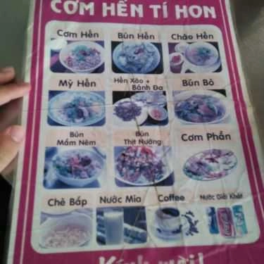 Thực đơn- Quán Ăn Tý Hon - Bún & Cơm Hến