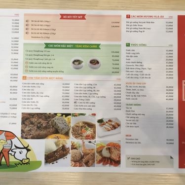 Thực đơn- Quán Ăn Vina Phở - Chuyên Món Phở