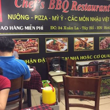 Không gian- Nhà Hàng Chef's BBQ Restaurant - Đồ Nướng & Pizza