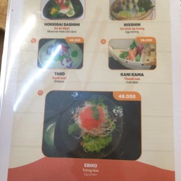 Thực đơn- Quán Ăn Chef Vinh - Bento & Sushi