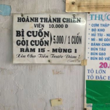 Tổng hợp- Quán Ăn Quán Chay Chị Củ - Trần Đình Xu