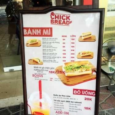 Thực đơn- Chick Bread - Trần Hưng Đạo
