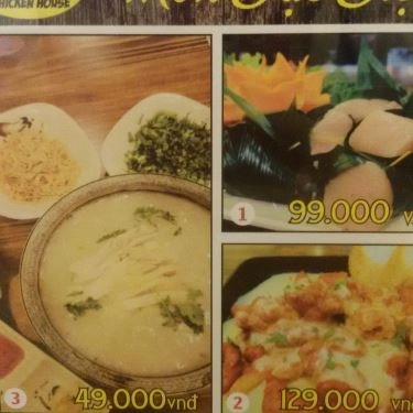 Thực đơn- Quán Ăn Chicken House - Cơm Gà Singapore