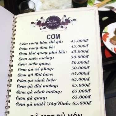 Thực đơn- Chicken House - Giếng Đồn