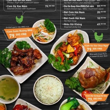 Thực đơn- Quán Ăn Chicken Way - Cơm Gà Hải Nam - Trung Hòa