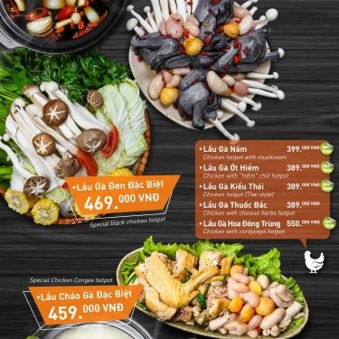 Thực đơn- Quán Ăn Chicken Way - Cơm Gà Hải Nam - Trung Hòa