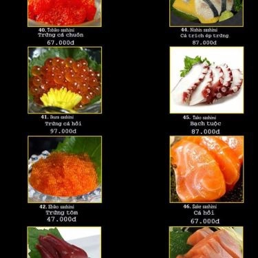 Thực đơn- Quán Ăn Chiki Sushi