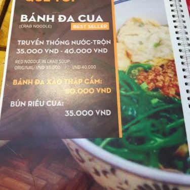 Thực đơn- Quán Ăn Chợ Đổ Quê Tôi - Ẩm Thực Hải Phòng