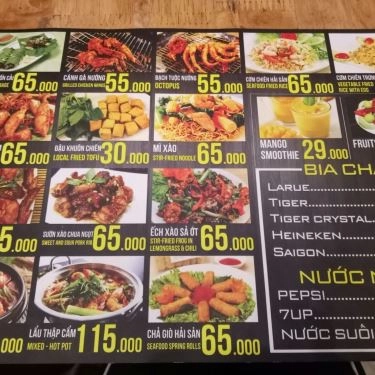 Thực đơn- Quán Ăn Chợ Nướng Market’s