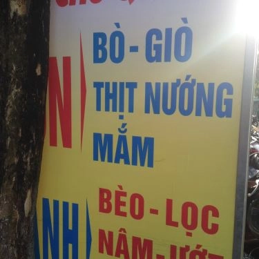 Thực đơn- Quán Ăn Chú Quảng - Bún Thịt Nướng & Bánh Bèo