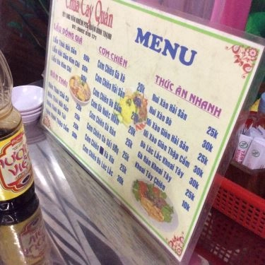Thực đơn- Quán Ăn Chua Cay Quán - Bún Thái Hải Sản