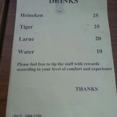 Thực đơn- Quán Ăn City High Draught Beer 2 - Ẩm Thực Âu
