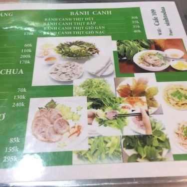 Thực đơn- Quán Ăn Cô Ba Hậu - Đặc Sản Trảng Bàng Tây Ninh