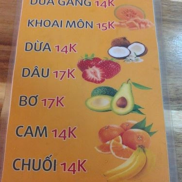 Thực đơn- Quán Ăn Cỏ Ba Lá - Chè Khúc Bạch, Bánh Bèo Chén