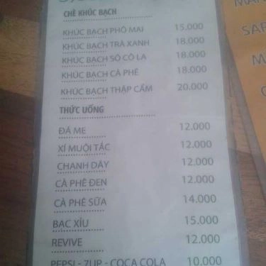 Tổng hợp- Quán Ăn Cỏ Ba Lá - Chè Khúc Bạch, Bánh Bèo Chén