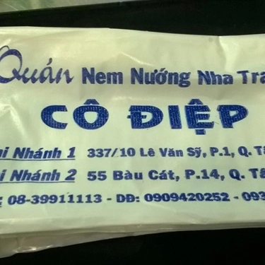 Tổng hợp- Quán Ăn Cô Điệp - Nem Nướng Nha Trang - Lê Văn Sỹ