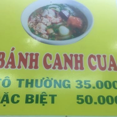 Thực đơn- Quán Ăn Cô Diệu - Bánh Canh Cua - nguyễn Văn Đậu