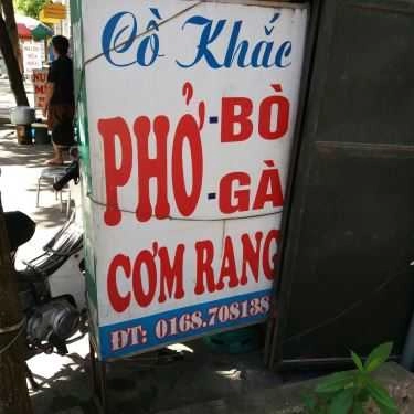 Tổng hợp- Cồ Khắc - Phở Bò, Gà & Cơm Rang