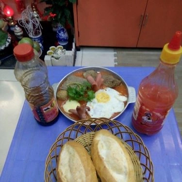 Món ăn- Quán Ăn Cô Phương Béo - Bánh Mì Chảo, Bánh Mì Sốt Vang