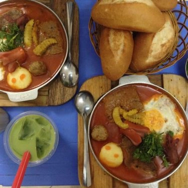 Món ăn- Quán Ăn Cô Phương Béo - Bánh Mì Chảo, Bánh Mì Sốt Vang