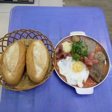 Món ăn- Quán Ăn Cô Phương Béo - Bánh Mì Chảo, Bánh Mì Sốt Vang