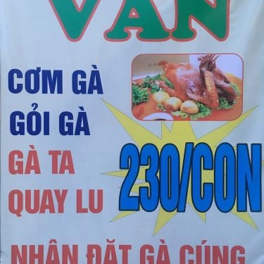 Thực đơn- Quán Ăn Cô Vân - Cơm Gà Quay Lu