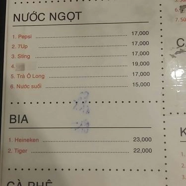 Thực đơn- Quán Ăn CoCo 9 - Bánh Canh Ghẹ