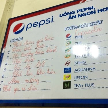 Thực đơn- Quán Ăn Cơm Bắc Mỹ Hương