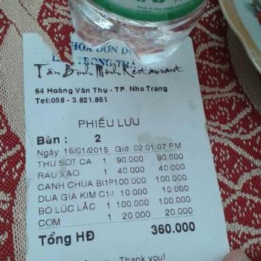 Tổng hợp- Quán Ăn Cơm Bình Minh