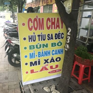 Thực đơn- Quán Ăn Cơm Chay Việt - Nguyễn Thái Sơn