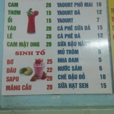 Thực đơn- Quán Ăn Cơm Chay 27
