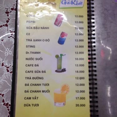 Thực đơn- Quán Ăn Bảo Như - Cơm Chay