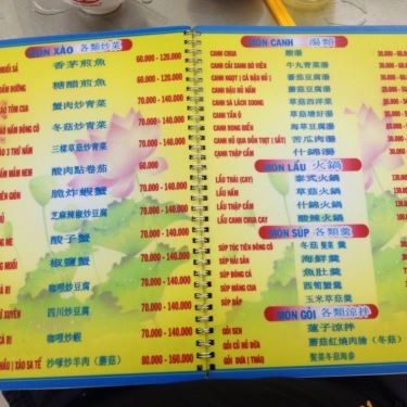 Thực đơn- Quán Ăn Cơm Chay Giác Nguyên