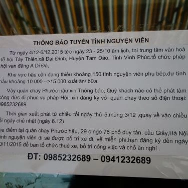 Tổng hợp- Quán Ăn Cơm Chay Phước Hậu - Duy Tân